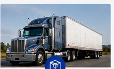 Dry van truck